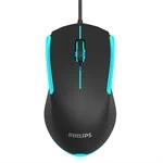 עכבר אופטי חוטי עם תאורה מדליקה Philips 2