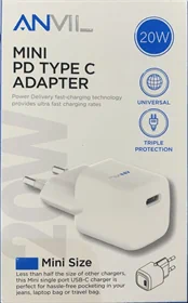 מטען קיר Anvil Mini PD Type C Adapter