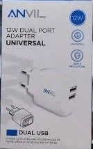 ראש מטען 2 חיבורי USB - ANVIL