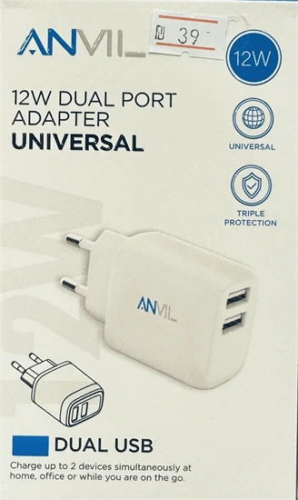 ראש מטען USB מחברת ANVIL