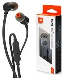 אוזניות JBL T110 עם בס מודגש מיקרופון ושלט